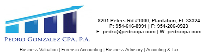 Pedro Gonzalez CPA, PA logo